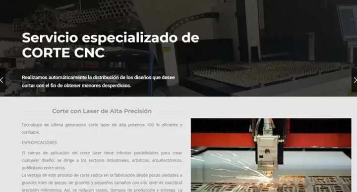 Corplet | Corte en Laser | Metalurgia - Villavicencio
